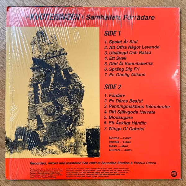 KVOTERINGEN Samhällets Förrädare (Feral Ward - USA original) (EX) LP