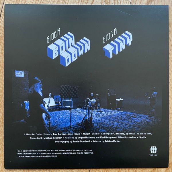DINOSAUR JR Blue Room Sessions (Third Man - USA original) (EX) 7"