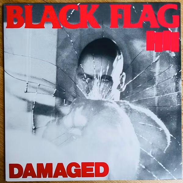 BLACK FLAG Damaged (SST - USA reissue) (EX) LP