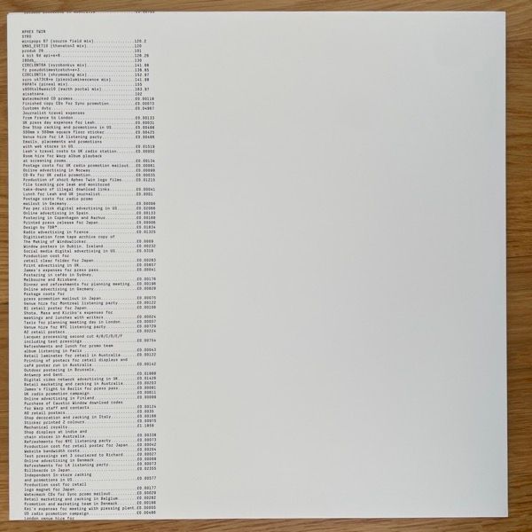 APHEX TWIN Syro (Warp - Europe original) (NM/EX) 3x12"