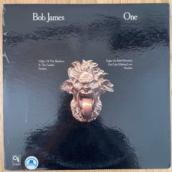 BOB JAMES One (CTI - USA original) (EX/VG+) LP