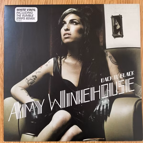 AMY WINEHOUSE Back To Black (White vinyl) (Universal - UK original) (EX) 7"