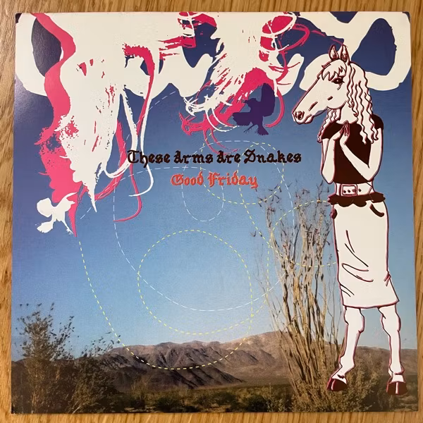 THESE ARMS ARE SNAKES Good Friday (Lavender vinyl) (EX) 7"