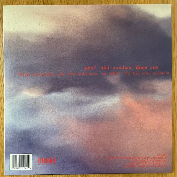 cLOUDDEAD cLOUDDEAD (Mush - USA original) (VG+/EX) 3LP