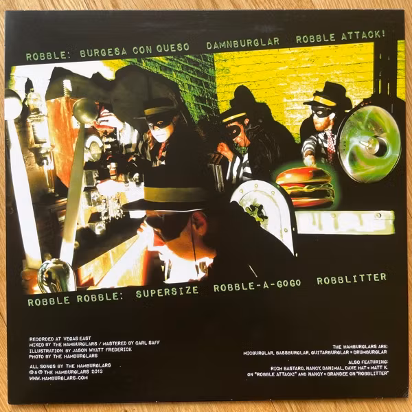 HAMBURGLARS, the The Hamburglars (Self released - USA original) (EX) 10"