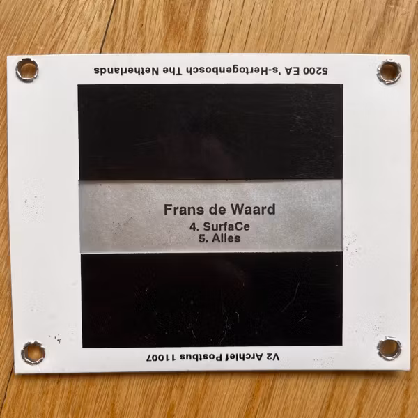 PETER DUIMELINKS / FRANS DE WAARD Split (V2_Archief - Holland original) (EX) MINI CD
