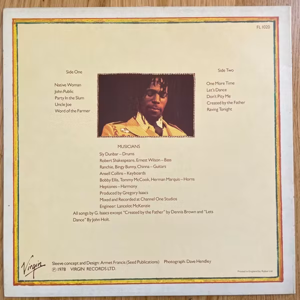 GREGORY ISAACS Cool Ruler (Front Line - UK original) (VG+) LP