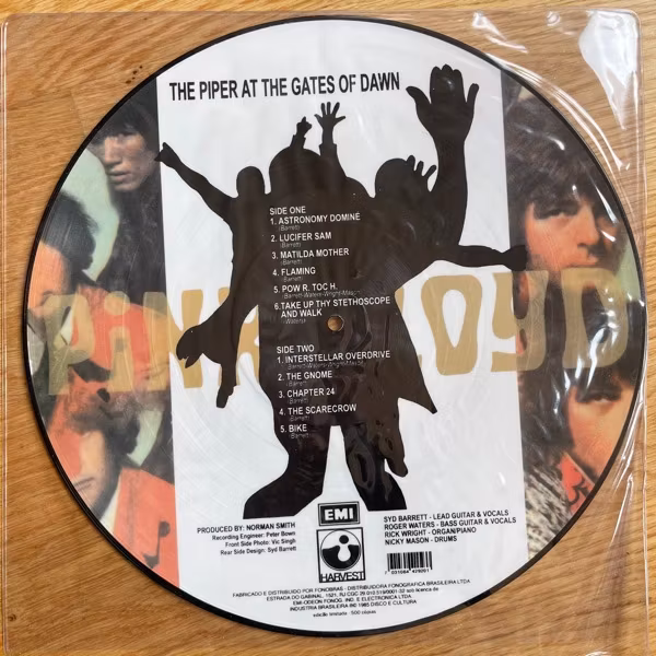 PINK FLOYD The Piper At The Gates Of Dawn (No label - Brazil 2006 reissue) (VG+) PIC LP