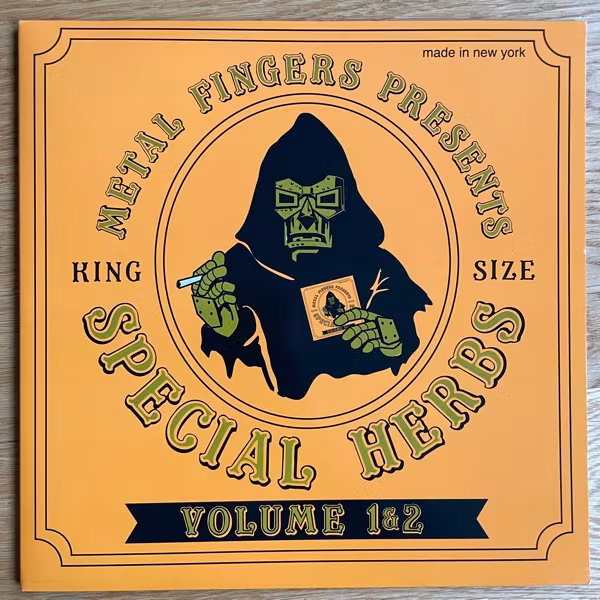METAL FINGERS / MF DOOM Special Herbs (Volume 1&2) (High Times - USA 2004 reissue) (EX) 2LP
