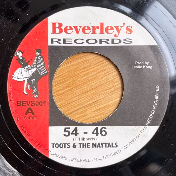 TOOTS & THE MAYTALS 54 - 46 (Beverley's - UK reissue) (VG) 7"