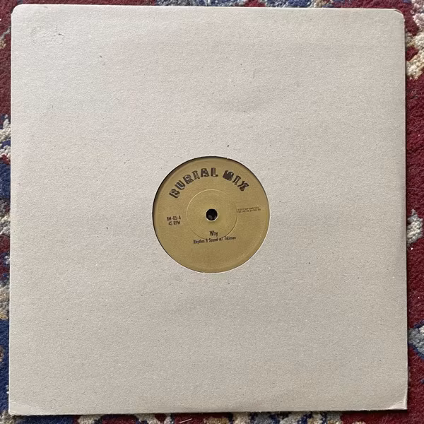 RHYTHM & SOUND W/ TIKIMAN Why (Burial Mix - Germany original) (VG+) 10"