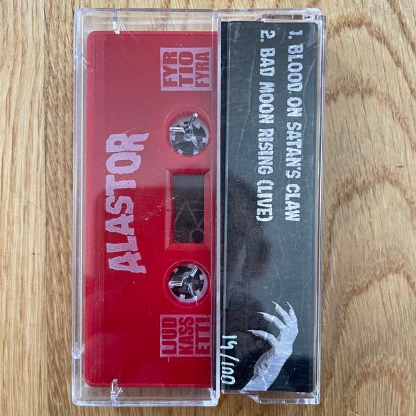 ALASTOR Blood On Satan's Claw (Ljudkassett! - Sweden original) (NM) TAPE