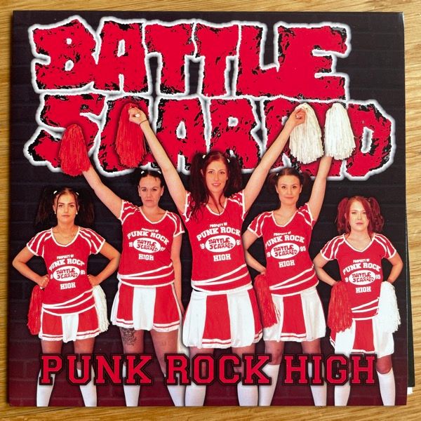 BATTLE SCARRED Punk Rock High (Punx & Skins United - Sweden original) (EX) 7"