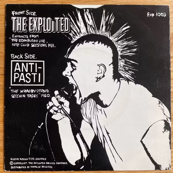EXPLOITED, the & ANTI-PASTI Don't Let 'Em Grind You Down (The Exploited Record Company - UK original) (VG) 7"