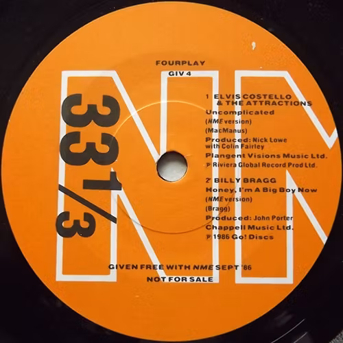 VARIOUS Fourplay (New Musical Express - UK original) (VG+) 7"