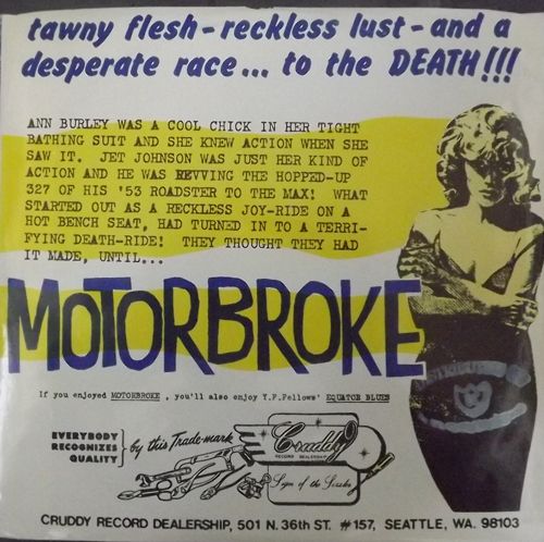 Y.F. FELLOWS Motorbroke (Cruddy Record Dealership - USA original) (EX) 7"