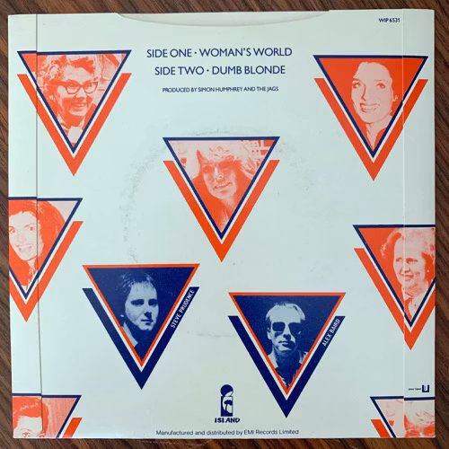 JAGS, the Woman's World (Island - UK original) (VG+/EX) 7"