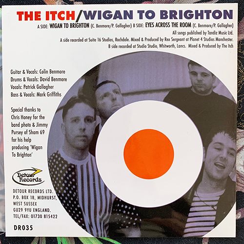 ITCH, the Wigan To Brighton (Detour - UK original) (EX) 7"