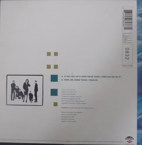 AUDIENCE, the If You Can't Do It When You're Young; When Can You Do It? (Blue vinyl) (Elleffe - UK original) (VG+/EX) 7"