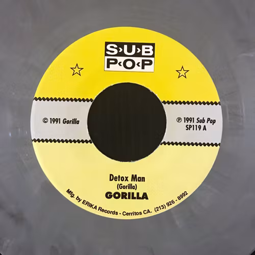 GORILLA Detox Man (Grey vinyl) (Sub Pop - USA original) (EX) 7"