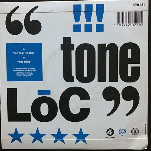 TONE LOC Wild Thing (Delicious Vinyl - UK original) (VG+/EX) 7"