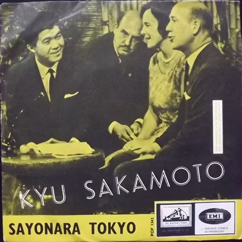 KYU SAKAMOTO Sayonara Tokyo (His Master's Voice - Sweden original) (VG+/EX) 7"
