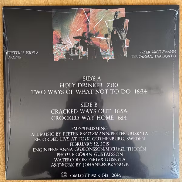 BRÖTZMANN / UUSKYLA A Crack To Beauty (Omlott - Sweden original) (NM) LP