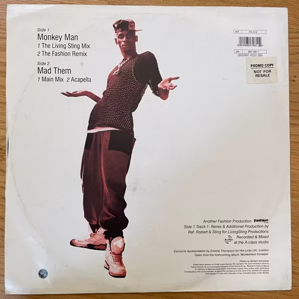 GENERAL LEVY Wickeder General EP (FFRR - UK original) (VG/VG-) 12"