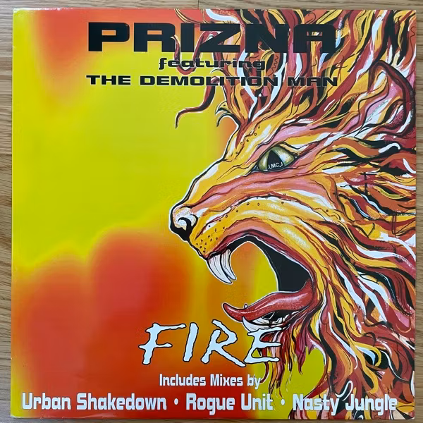 PRIZNA FEATURING THE DEMOLITION MAN Fire (Labello Blanco - UK original) (VG+) 12"