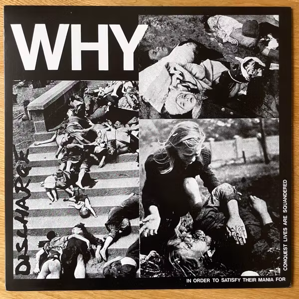 DISCHARGE Why (Havoc - USA 2010 reissue) (EX) 12" EP