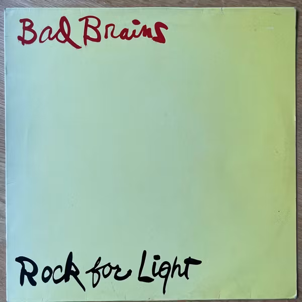 BAD BRAINS Rock For Light (Abstract - UK original) (VG) LP