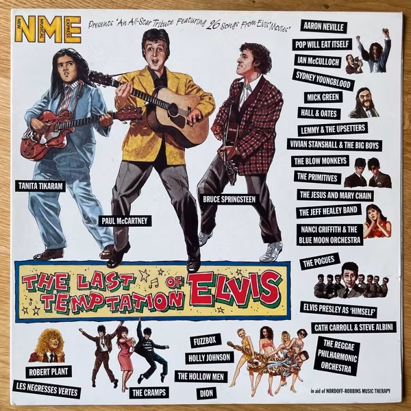VARIOUS The Last Temptation Of Elvis (New Musical Express - UK original) (VG+) 2LP