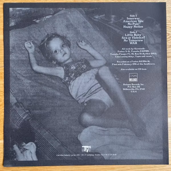 BRIGHTER DEATH NOW Innerwar (Cold Meat Industry - Sweden original) (EX) LP