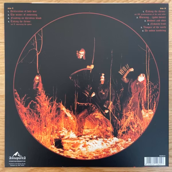 MZ.412 Burning The Temple Of God (White vinyl) (AnnapurnA - Italy 2017 reissue) (EX) LP