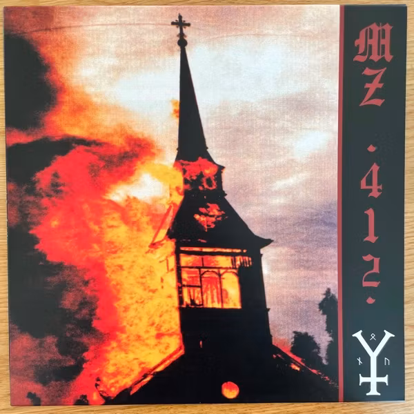 MZ.412 Burning The Temple Of God (White vinyl) (AnnapurnA - Italy 2017 reissue) (EX) LP