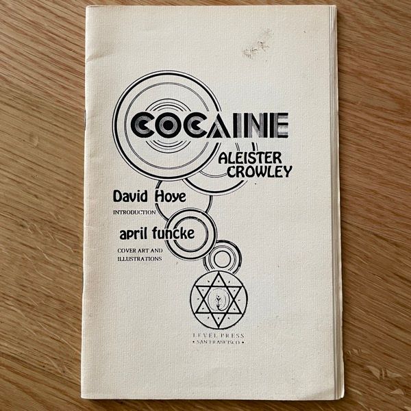 ALEISTER CROWLEY Cocaine (Reprint) (VG+) PAPERBACK