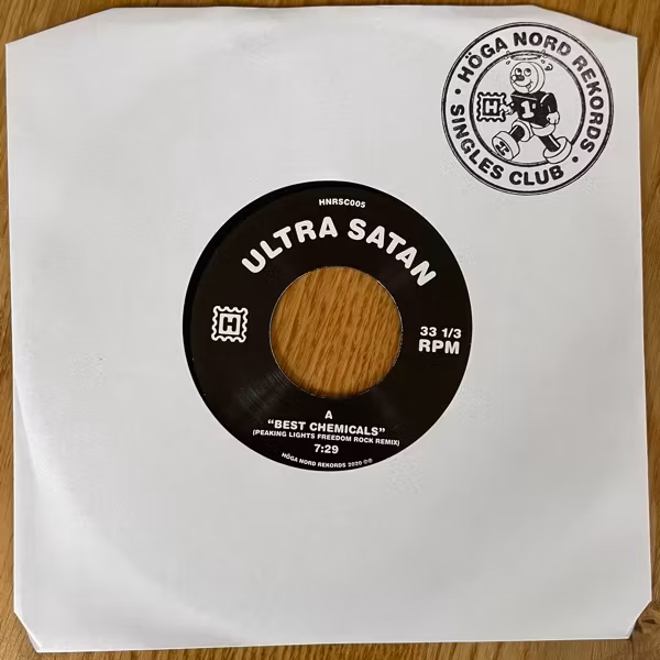 ULTRA SATAN Peaking Lights & Golden Bug Remixes (Höga Nord - Sweden original) (EX) 7"