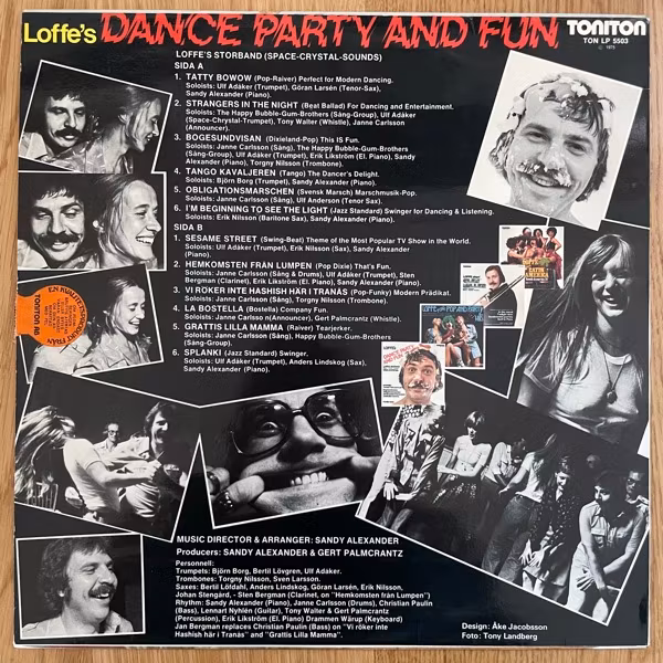 LOFFE'S STORBAND Loffe's Dance Party And Fun (Toniton - Sweden original) (VG+) LP