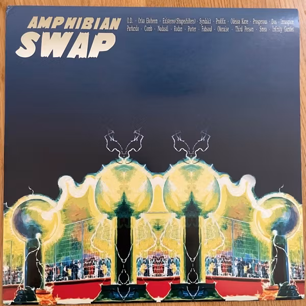 VARIOUS Amphibian Swap (Clear vinyl) (Twentyfour:Seven - Sweden original) (EX) LP