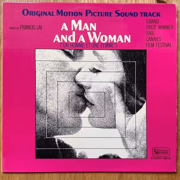 SOUNDTRACK Francis Lai – A Man And A Woman (United Artists - Germany original) (VG+) LP