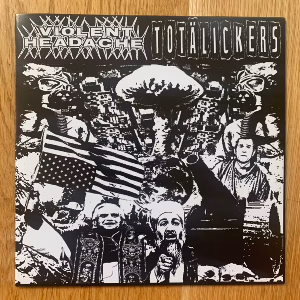 VIOLENT HEADACHE / TOTÄLICKERS Split (Kremón - Spain original) (EX) 7"