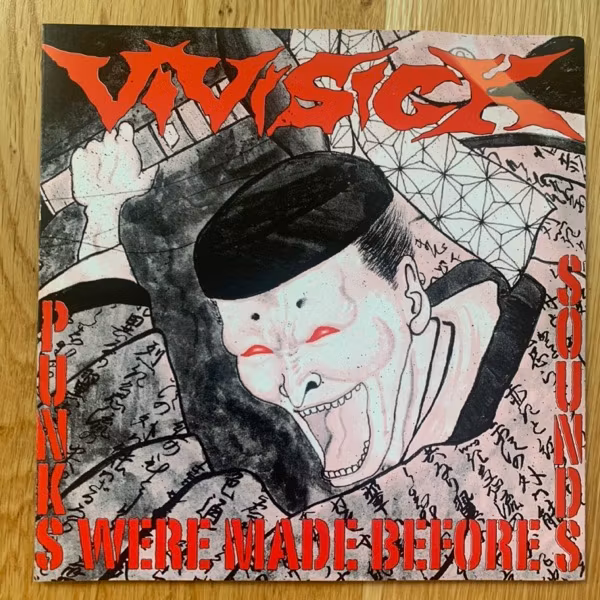 VIVISICK Punks Were Made Before Sounds (Red vinyl) (Busted Heads - Sweden original) (VG+/EX) 7"