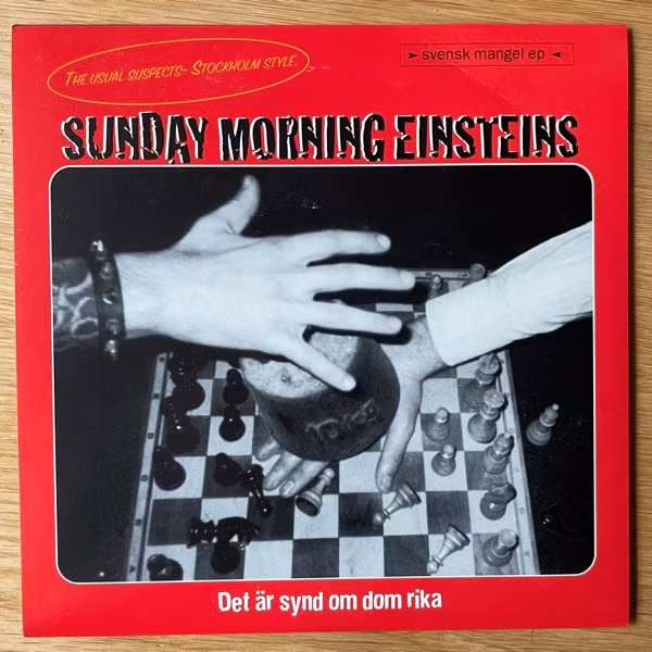 SUNDAY MORNING EINSTEINS Svensk Mangel EP (Orange vinyl) (Prank - USA original) (EX) 7"