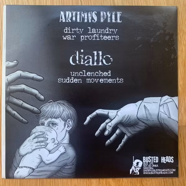 ARTIMUS PYLE / DIALLO Split (Busted Heads - Sweden original) (EX) 7"