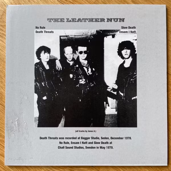 LEATHER NUN, the Slow Death EP (Leather Nun - Sweden reissue) (VG+/NM) 7"