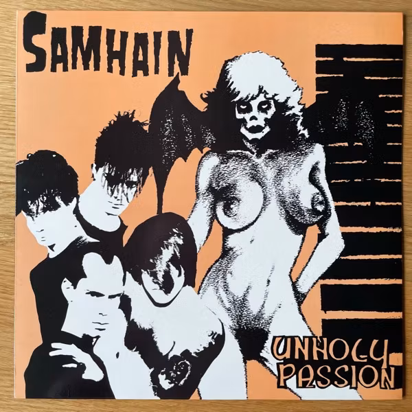 SAMHAIN Unholy Passion (Red vinyl) (No label - 2021 reissue) (NM) 12" EP