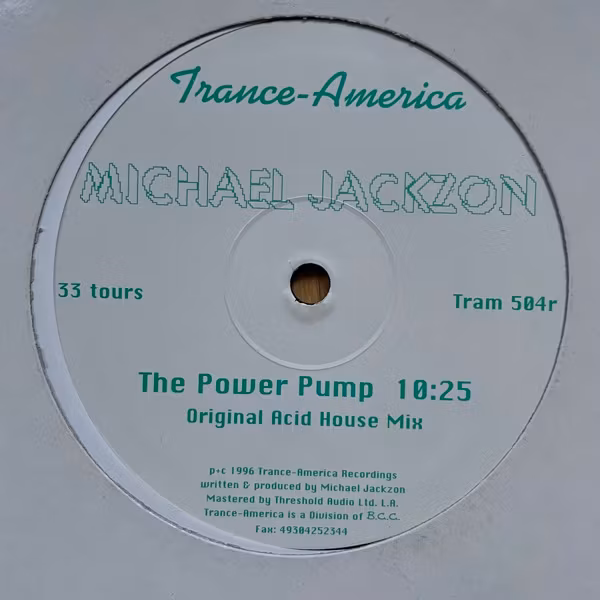 MICHAEL JACKZON The Power Pump (Trance-America - Germany original) (VG) 10"