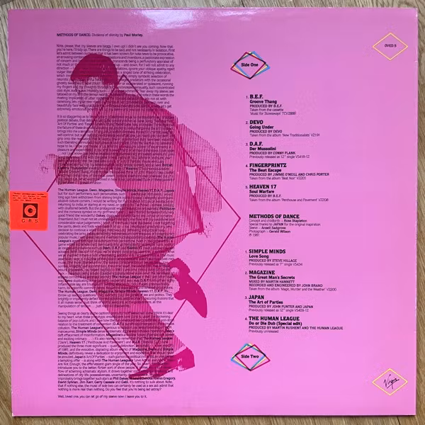 VARIOUS Methods Of Dance (Virgin - UK original) (VG+) LP