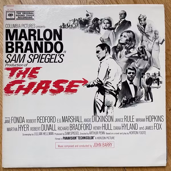 SOUNDTRACK John Barry – The Chase (Promo) (Columbia - USA original) (VG/VG-) LP