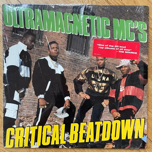 ULTRAMAGNETIC MC'S Critical Beatdown (Next Plateau - USA 1997 reissue) (EX/G) LP